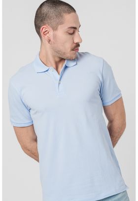 Tricou polo din material pique