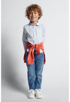 Jeggings cu aspect decolorat