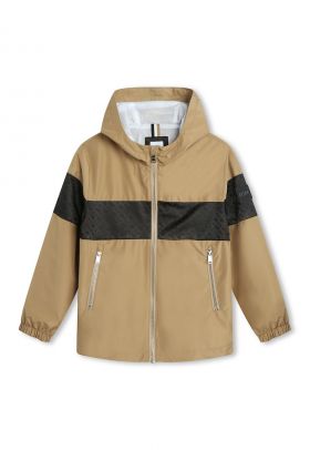 Jacheta windbreaker rezistenta la apa cu gluga
