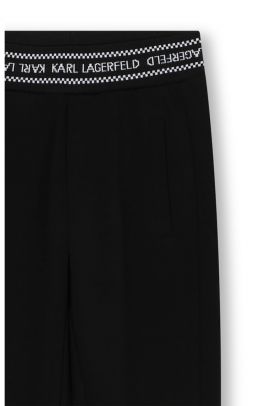 Pantaloni de trening cu banda logo in talie