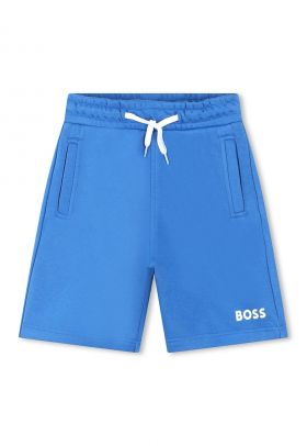 Pantaloni scurti din amestec de bumbac cu buzunare laterale