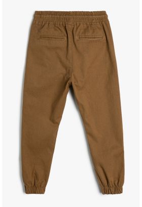 Pantaloni jogger din bumbac