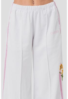 Pantaloni de trening cu hibiscus brodat - pentru antrenament