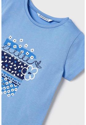 Tricou de bumbac cu imprimeu grafic