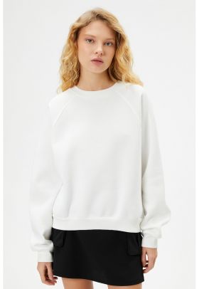 Bluza de trening cu maneci raglan