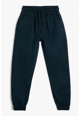 Pantaloni jogger din bumbac