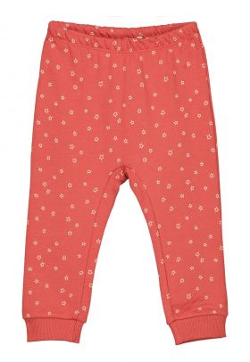 Pantaloni sport de bumbac cu imprimeu