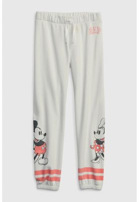 Pantaloni sport cu imprimeu cu Mickey&Minnie Mouse