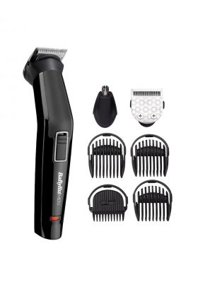 Aparat de tuns si ras 6in1 Multi Trimmer - 6 accesorii - 2 capete - Negru