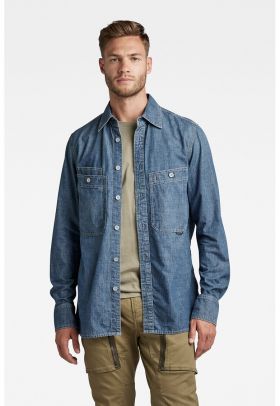 Camasa regular fit din chambray Nimes