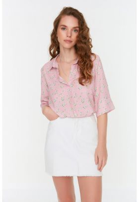 Bluza-tunica cu imprimeu floral