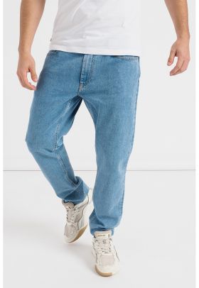 Blugi slim fit cu talie medie