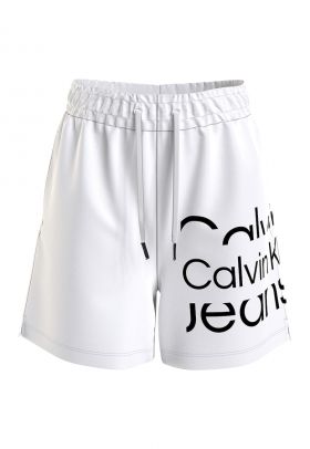 Pantaloni sport-bermude cu logo