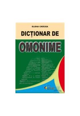 Dictionar de omonime - Elena Cracea