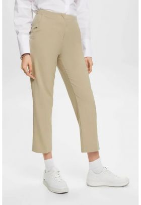 Pantaloni chino cu talie inalta