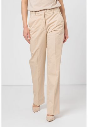 Pantaloni eleganti drepti cu talie medie