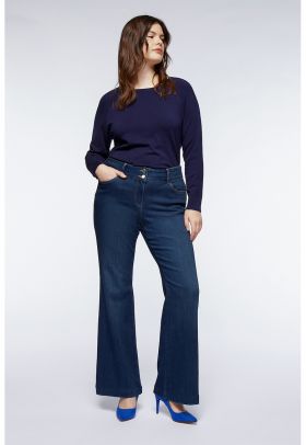 Blugi kick-flare uni