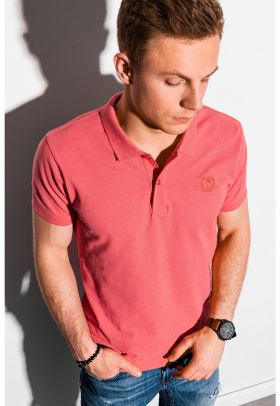 Tricou polo din bumbac cu model pique