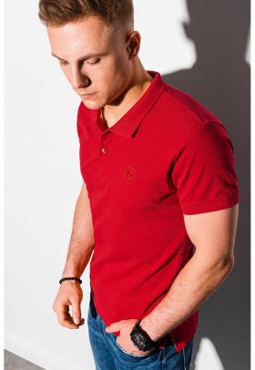 Tricou polo din bumbac cu model pique