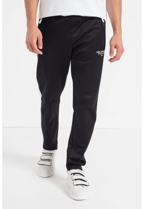 Pantaloni sport cu benzi laterale contrastante