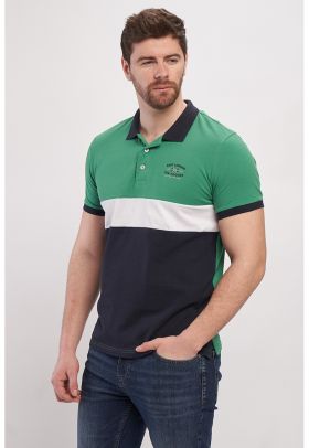 Tricou polo cu model in dungi