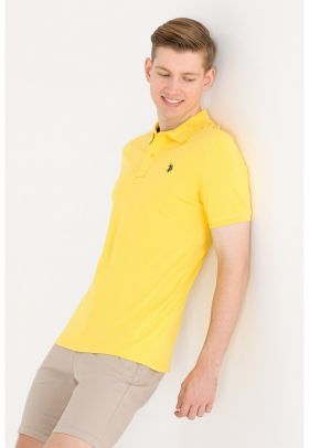 Tricou polo slim fit din amestec de bumbac