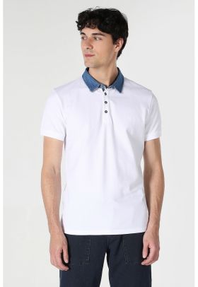 Tricou polo slim fit