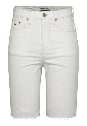 Pantaloni scurti de denim cu margini nefinisate