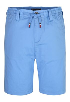 Pantaloni scurti din amestec de bumbac organic cu snur in talie