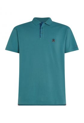 Tricou polo de bumbac organic cu logo brodat