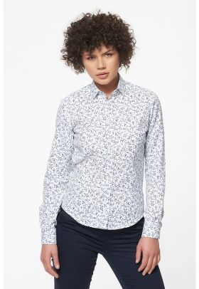 Camasa slim fit cu imprimeu floral