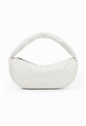 Geanta baguette de panza cu broderii