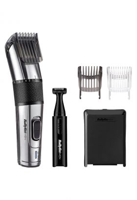 Aparat de tuns parul si aranjat barba Carbon Steel Hair Clipper - 2 accesorii 