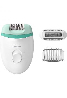 Epilator Satinelle BRE245/00 - 2 viteze - cap de epilare lavabil - 2 accesorii - Alb