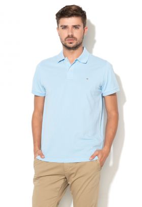 Tricou polo regular fit cu logo brodat 2201