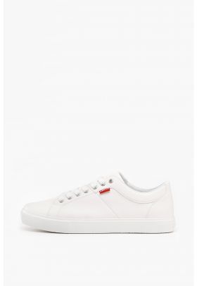 Pantofi sport de piele ecologica cu logo