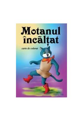 Motanul Incaltat - Carte de colorat