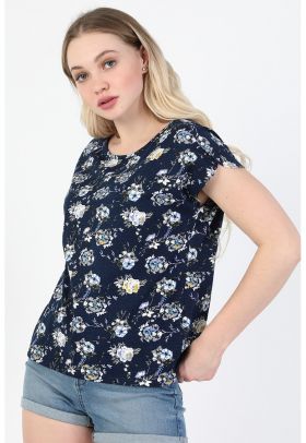 Tricou cu imprimeu floral