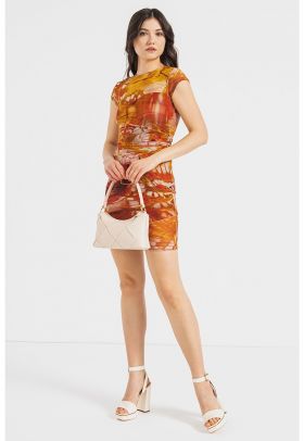 Rochie bodycon cu fronseuri