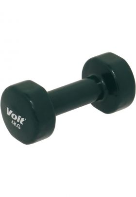 Gantera fitness Voit - coating vinil - 4 kg - Verde