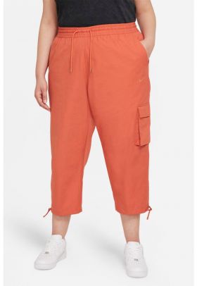 Pantaloni crop cu snur in talie Icon Clash