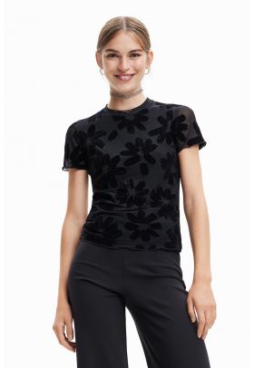 Tricou cu imprimeu floral