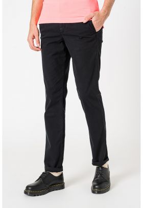 Pantaloni chino slim fit din amestec de bumbac