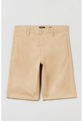 Pantaloni scurti chino din amestec de bumbac