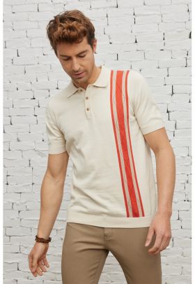 Tricou polo in dungi