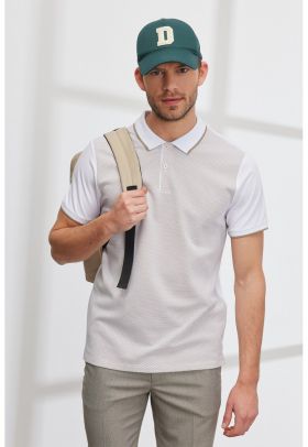 Tricou polo slim fit