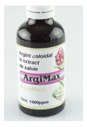 ARGINT COLOIDAL ARGIMAX 1000ppm 50ml, AQUANANO