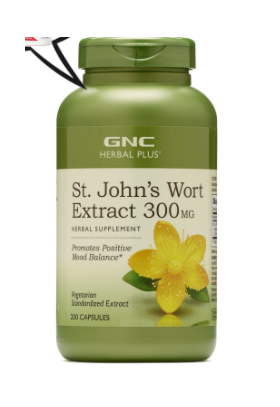 Herbal plus st. John’s wort, extract standardizat de sunatoare 300mg, 200cps - Gnc