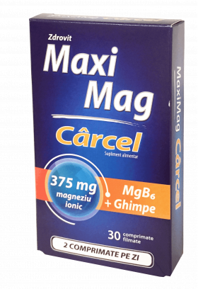 ZDROVIT MAXIMAG CARCEL 30 COMPRIMATE FILMATE