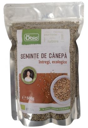 Seminte de canepa 500g intregi eco-bio OBio
